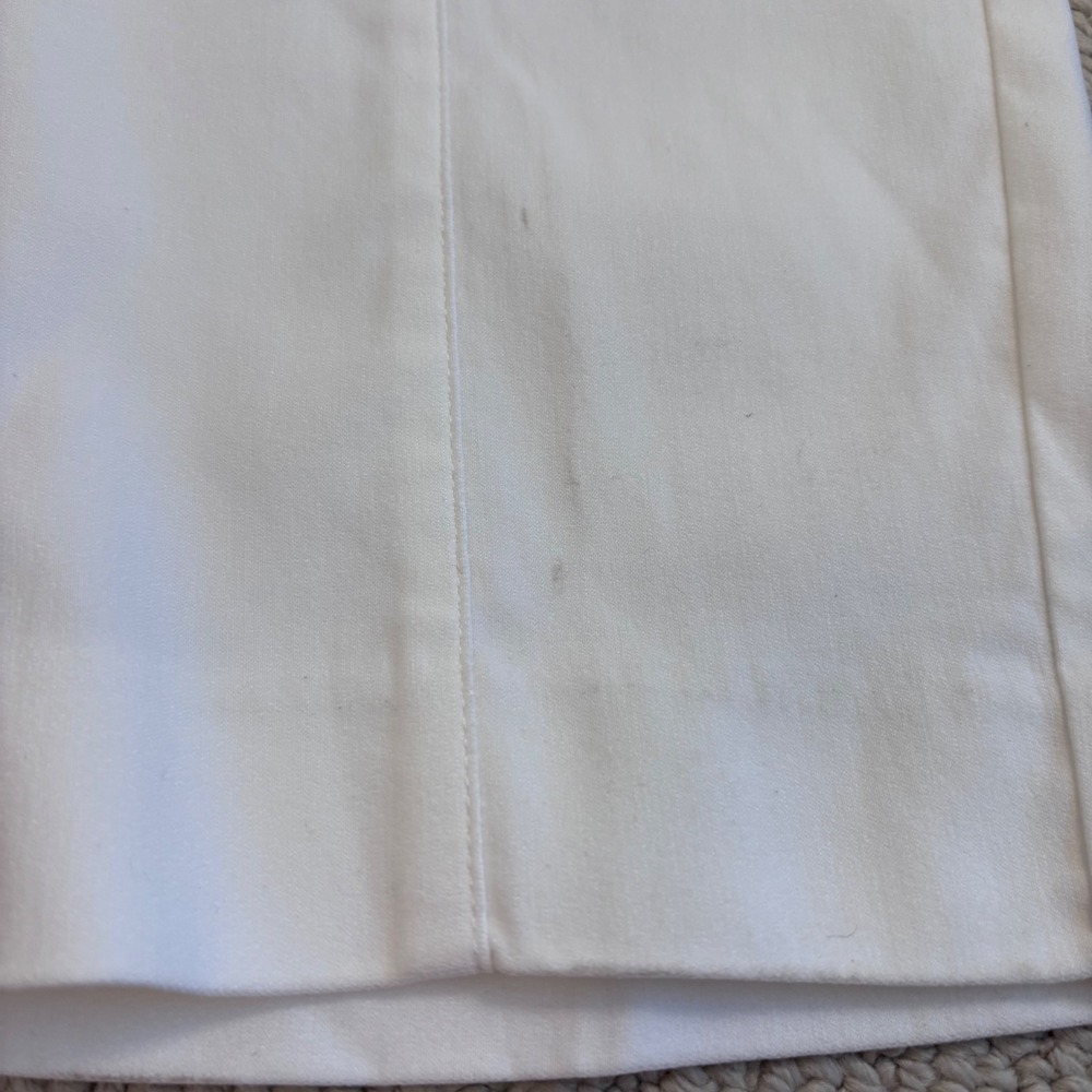 Apt. 9 Brynn White Pull On Capri Pants, Size 14 Tummy Control Summer Office - Picture 3 of 14